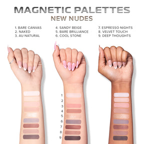 PALETA DE SOMBRAS MAGNETIC SHADOW PALETTE NEW NUDES - BEAUTY CREATIONS
