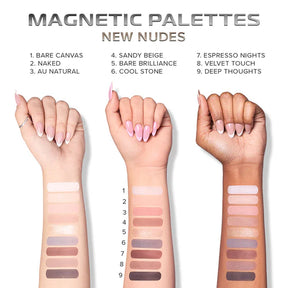 PALETA DE SOMBRAS NEW NUDES + SET DE BROCHAS - BEAUTY CREATIONS