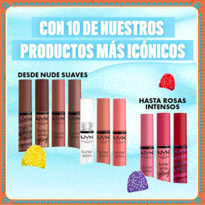 SET DE BUTTER GLOSS – NYX GINGER BADDIE