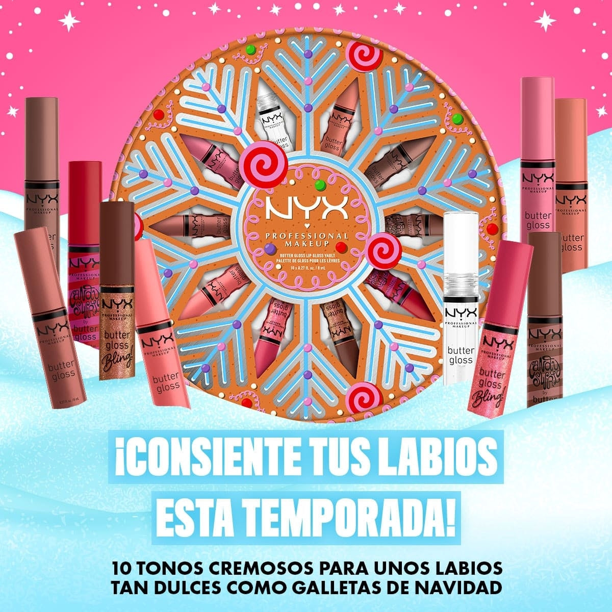 SET DE BUTTER GLOSS – NYX GINGER BADDIE