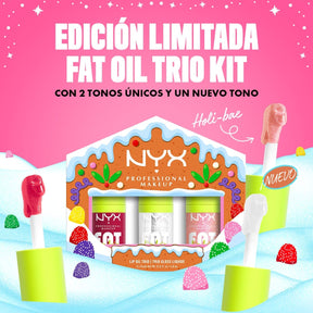 TRÍO DE FAT OIL LIP DRIP – NYX GINGER BADDIE