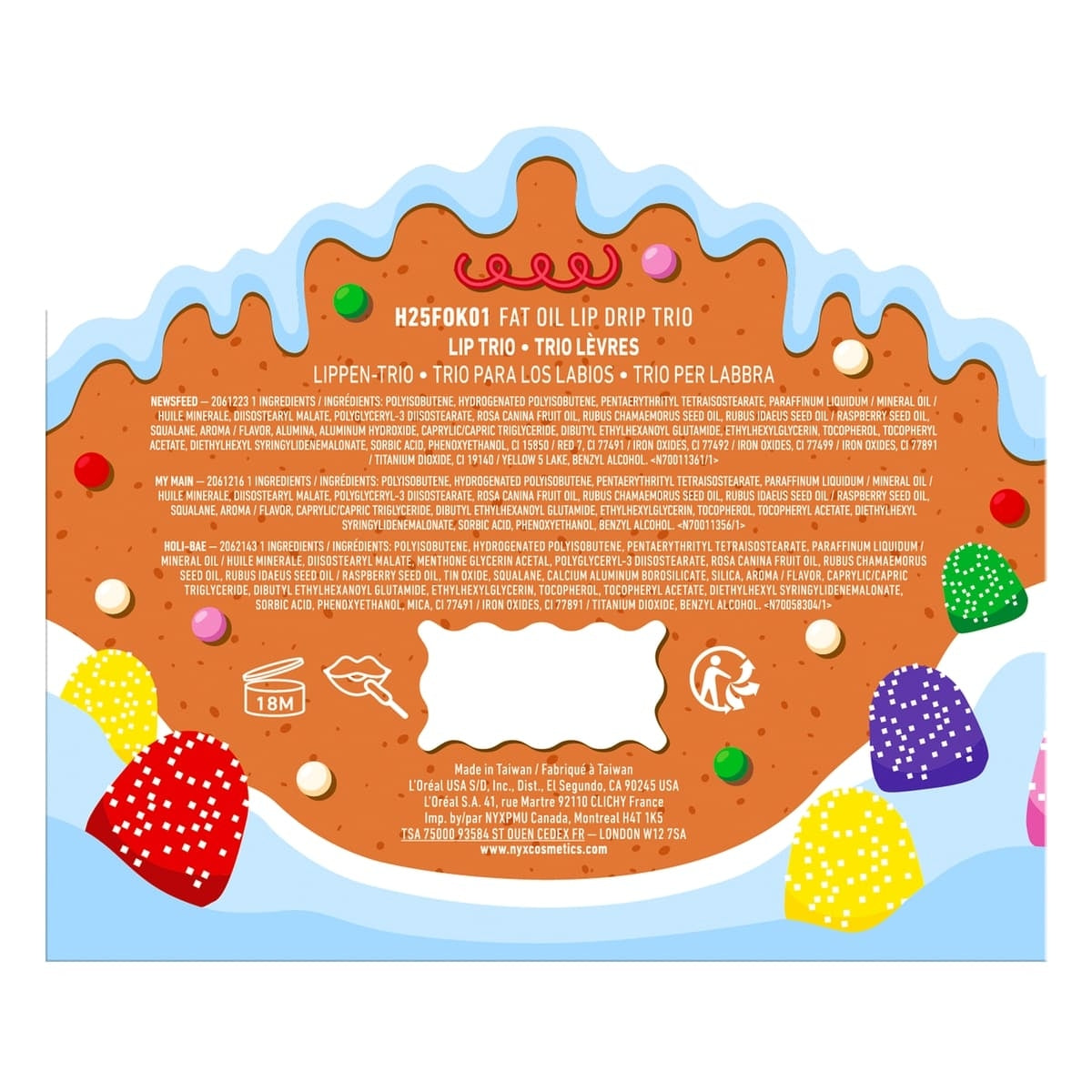 TRÍO DE FAT OIL LIP DRIP – NYX GINGER BADDIE
