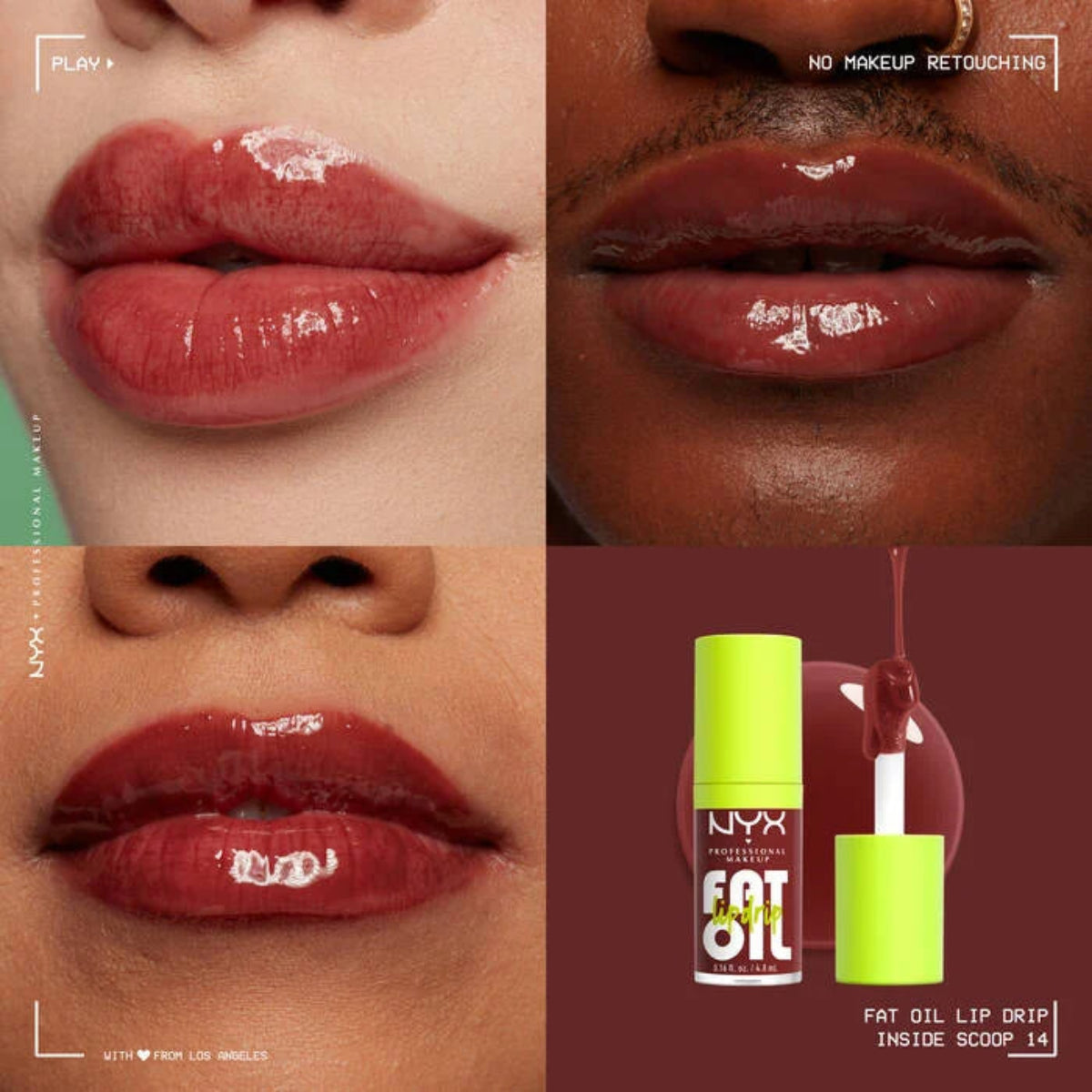 FAT OIL LIP DRIP GLOSS - OUTLET NYX PROFESSIONAL MAKEUP