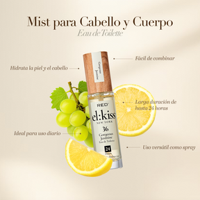 MIST PARA CUERPO Y CABELLO GORGEOUS JASMINE - KISS