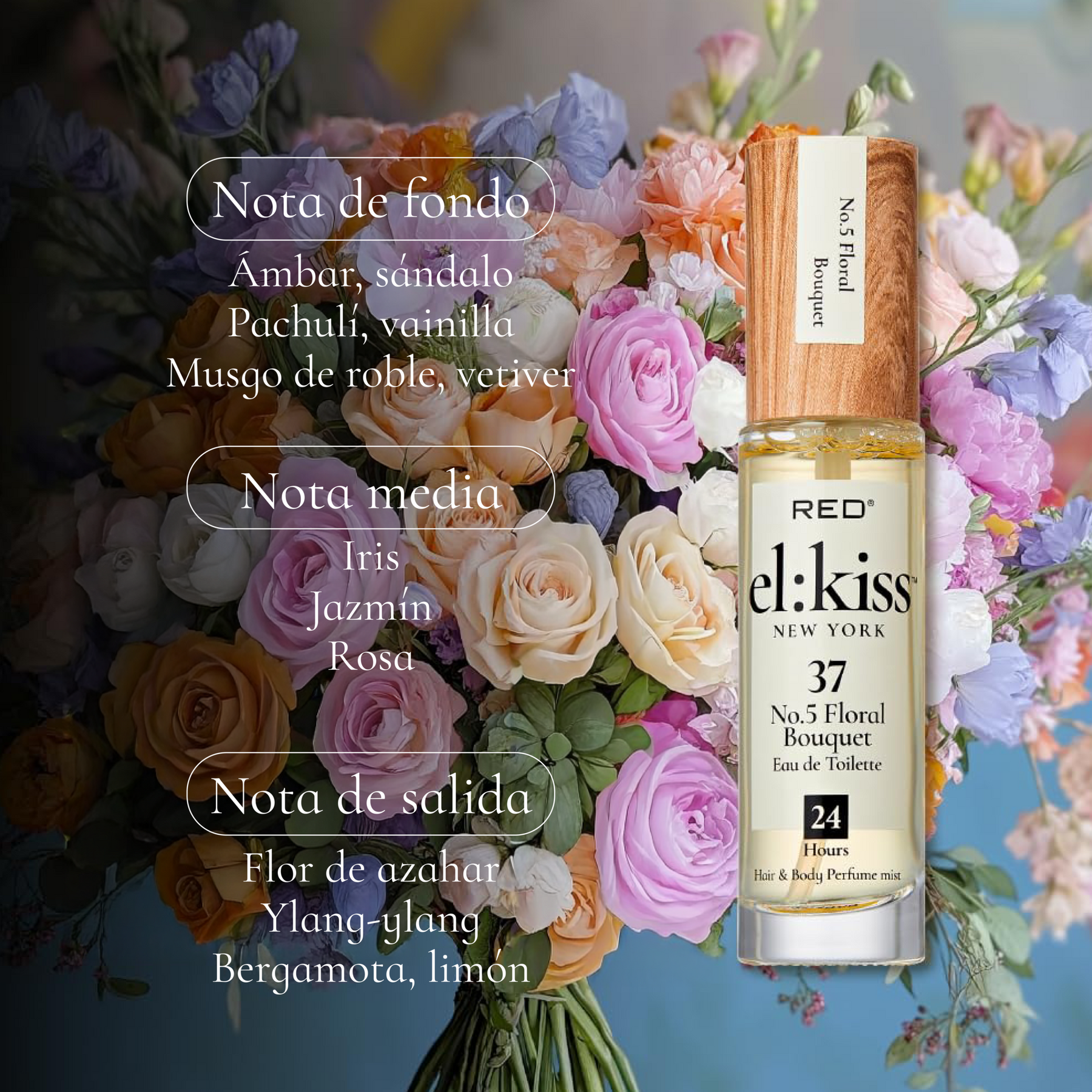 MIST PARA CUERPO Y CABELLO NO 5 FLORAL - KISS