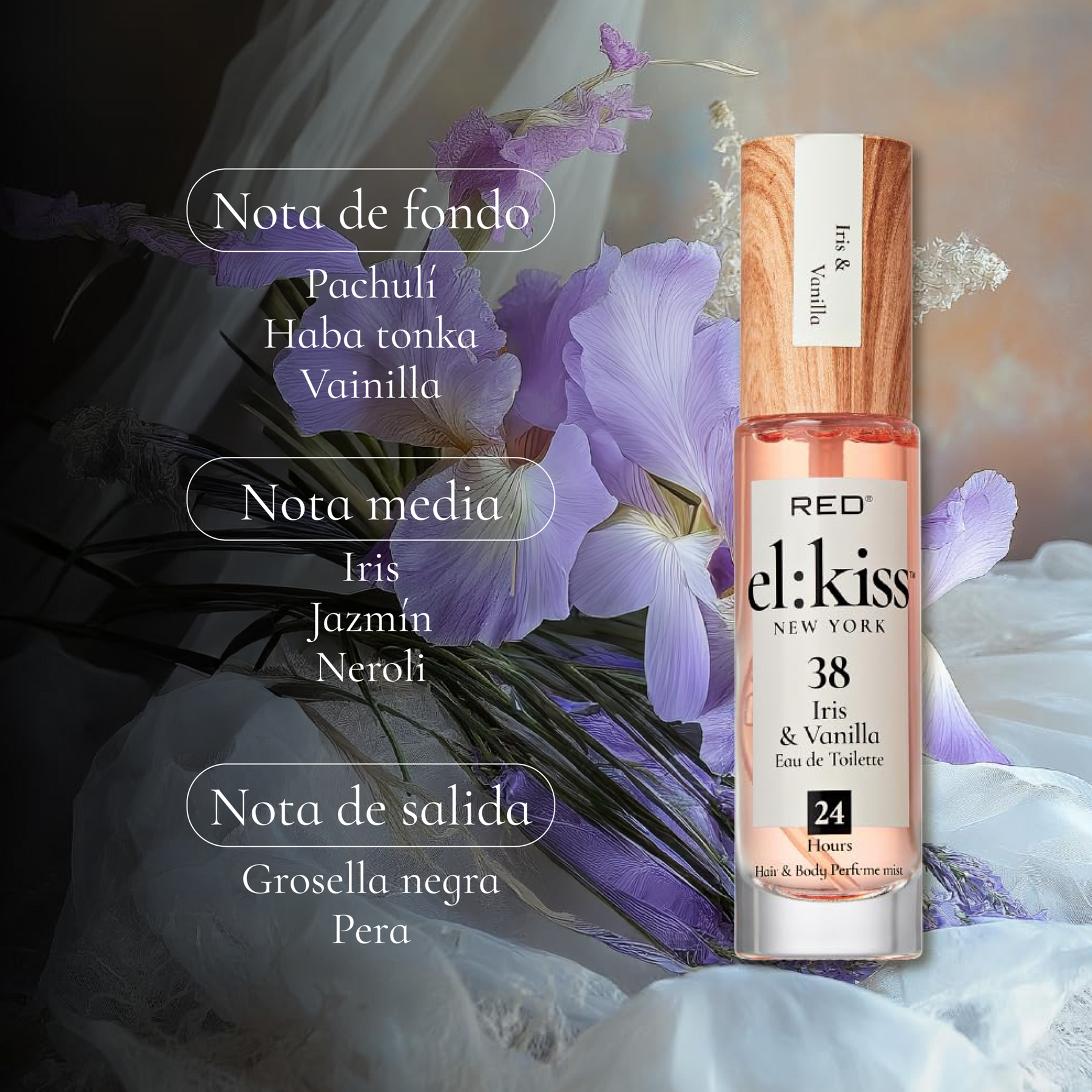 MIST PARA CUERPO Y CABELLO IRIS AND VANILLA - KISS