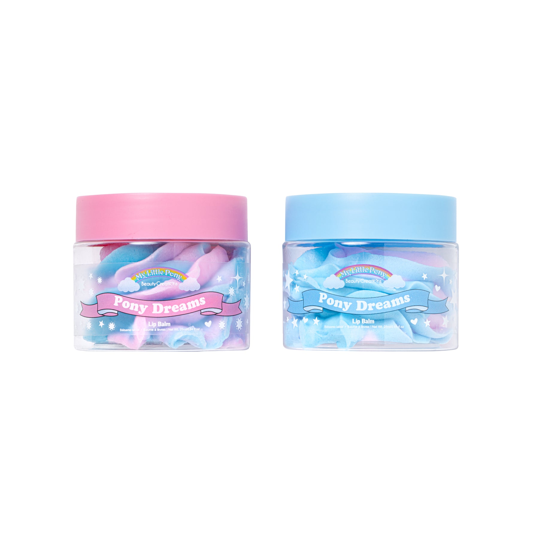 "PONY DREAMS" MOUSSE LIP BALM SET X2 MY LITTLE PONY - BEAUTY CREATIONS