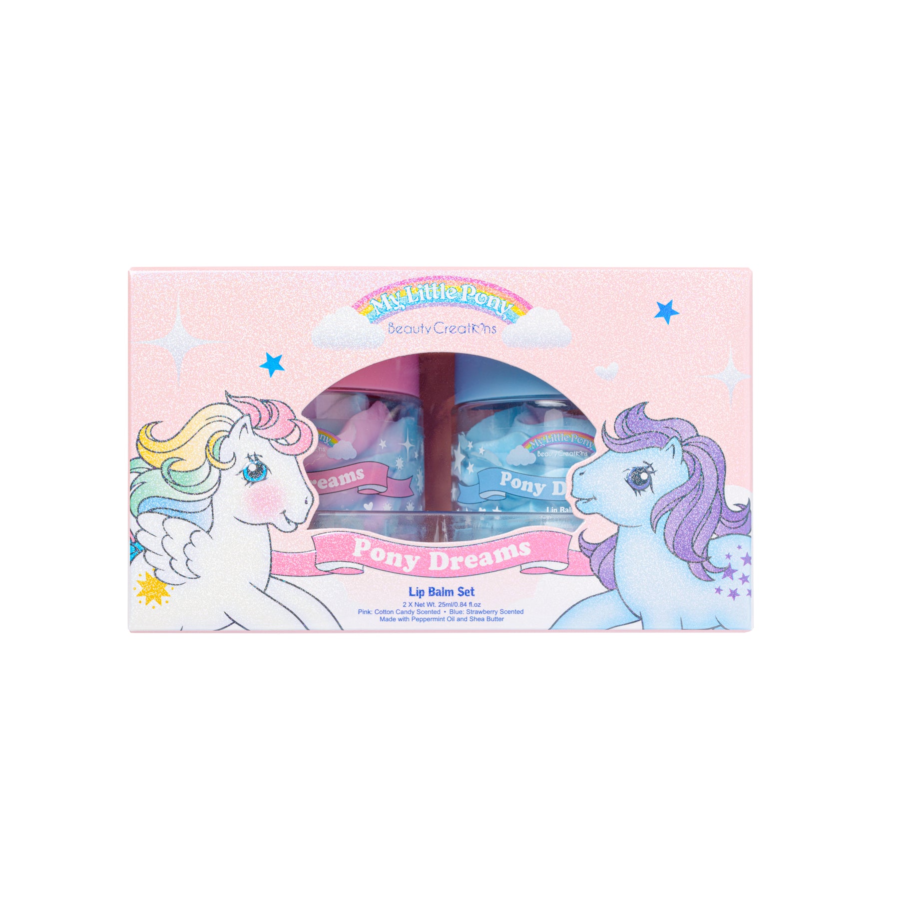 "PONY DREAMS" MOUSSE LIP BALM SET X2 MY LITTLE PONY - BEAUTY CREATIONS