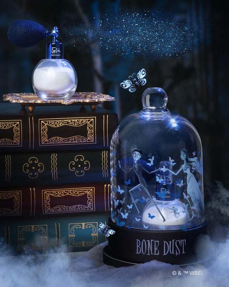 CORPSE BRIDE SHIMMER PARA CABELLO Y CUERPO BONE DUST - BEAUTY CREATIONS X TIM BURTON'S