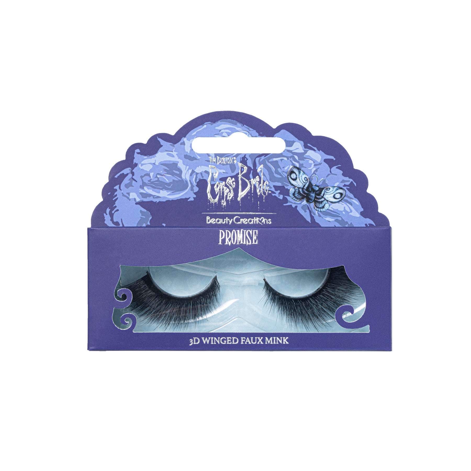 CORPSE BRIDE PESTAÑAS POSTIZAS 3D MINK PROMISE - BEAUTY CREATIONS X TIM BURTON'S