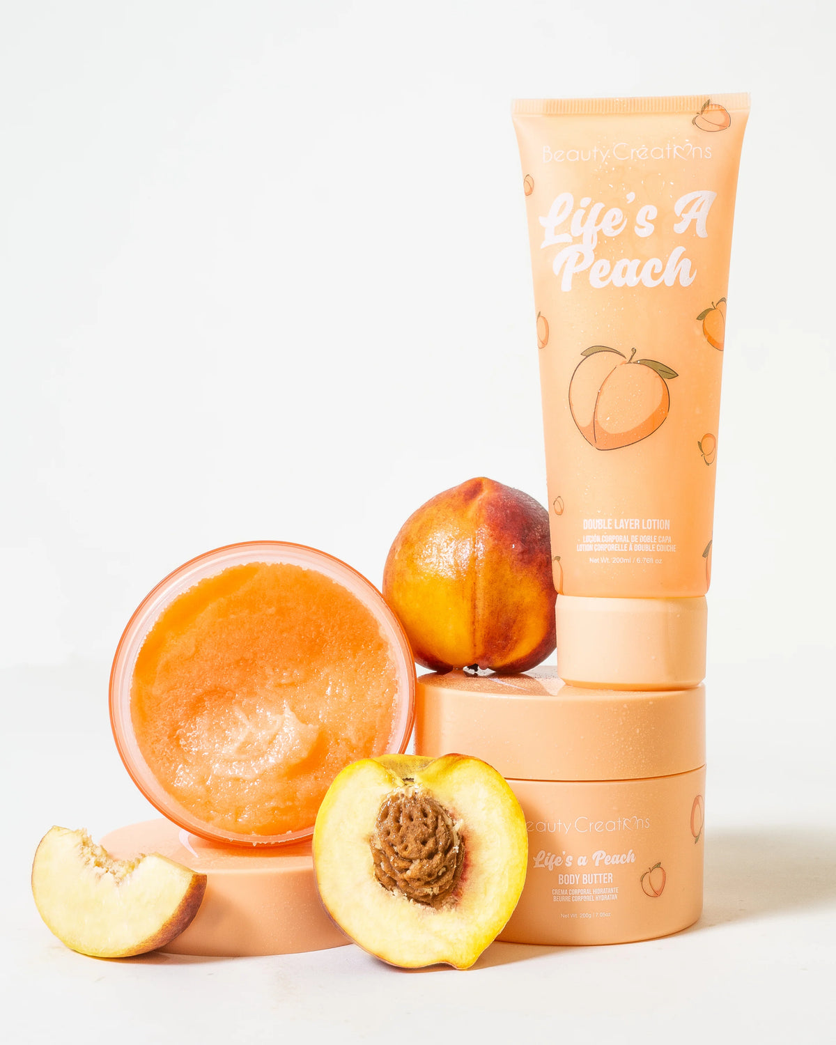 EXFOLIANTE CORPORAL “LIFE’S A PEACH" – BEAUTY CREATIONS