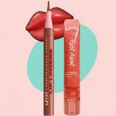 LIP COMBO DELINEADOR LIP LINGERIE + JELLY JOB GLOSS - NYX