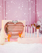 SET DE 6 BROCHAS NUDEX + BOLSA REINDEER RIDE - BEAUTY CREATIONS