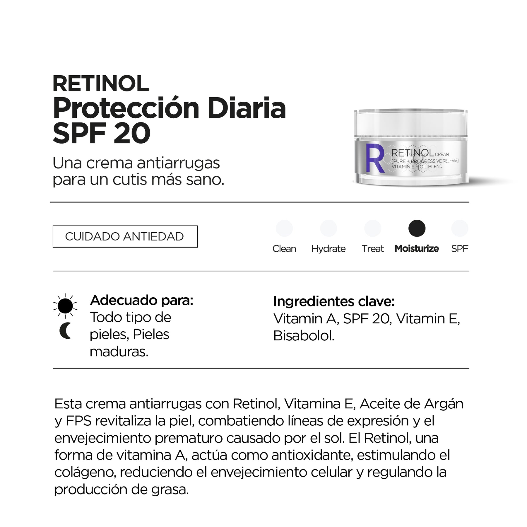 CREMA FACIAL DE PROTECCIÓN DIARIA SPF 20 - REVOX B77