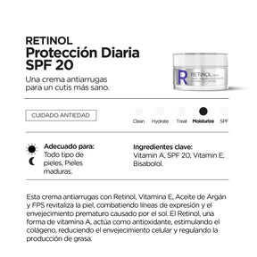 CREMA FACIAL DE PROTECCIÓN DIARIA SPF 20 - REVOX B77