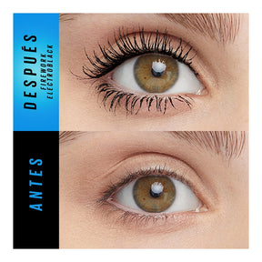 MASCARA PARA PESTAÑAS WATERPROOF FIREWORK ELECTRO BLACK - MAYBELLINE
