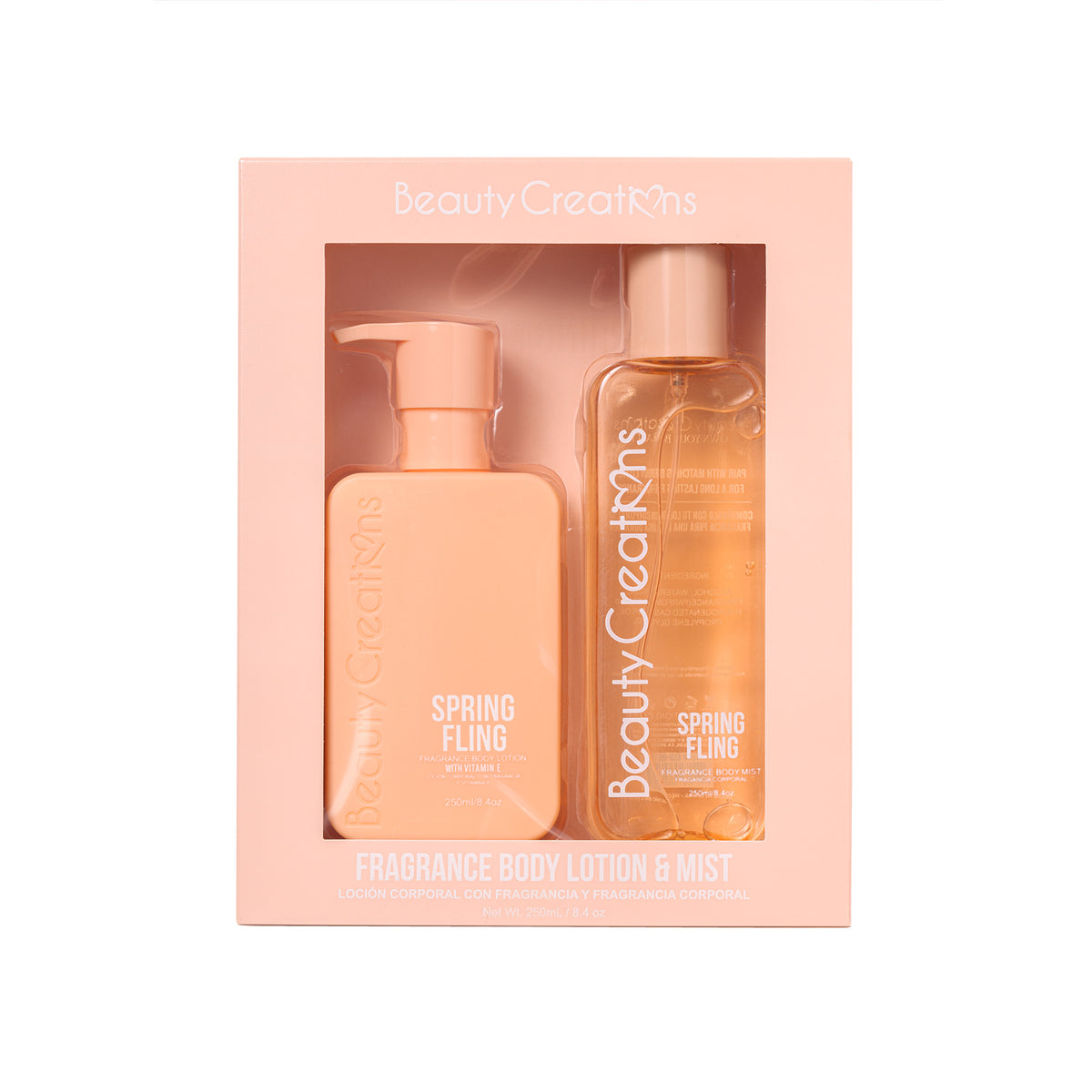 SET BODY MIST Y CREMA CORPORAL SPRING FING - BEAUTY CREATIONS