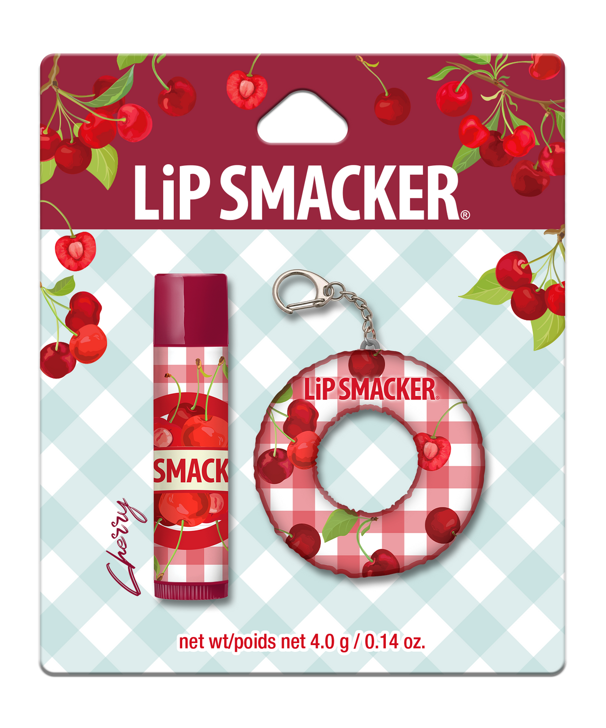 BÁLSAMO LABIAL + KEYCHAIN CHERRY - LIP SMACKER