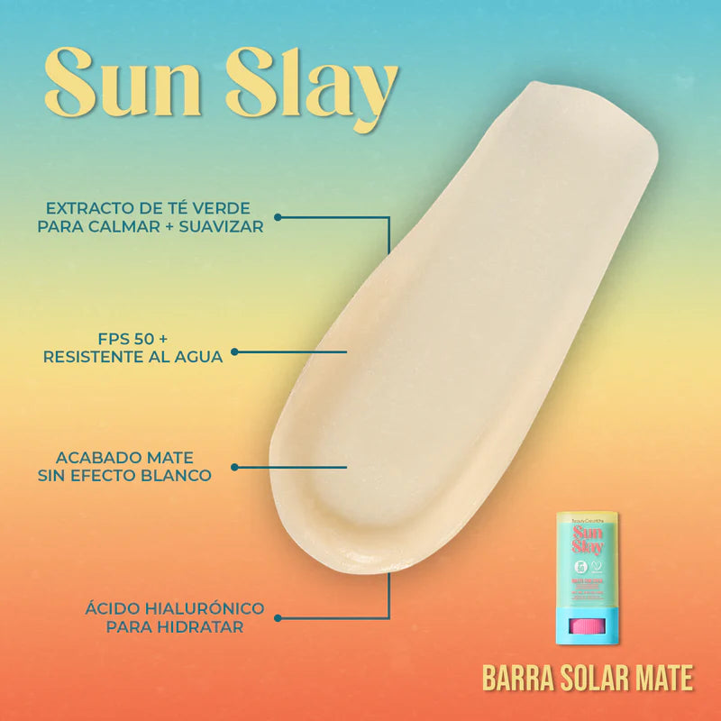 SUN STICK MATE CON PROTECCIÓN SOLAR SUN SLAY - BEAUTY CREATIONS