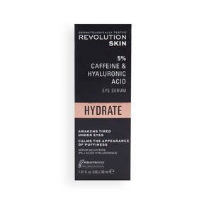 SUERO CONTORNO DE OJOS CON CAFEÍNA 5% Y ÁCIDO HIAULURÓNICO - REVOLUTION SKINCARE