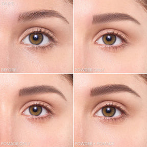 DUET SOMBRA PARA CEJAS + POMADA - BEAUTY CREATIONS