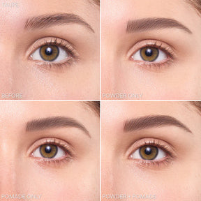 DUET SET DE CEJAS TAUPE - BEAUTY CREATIONS