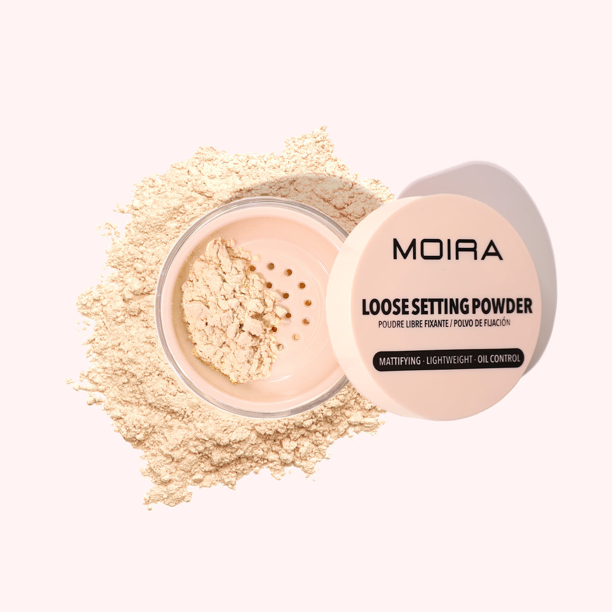 POLVO FIJADOR LOOSE SETTING POWDER 001 TRÁSLUCIDO - MOIRA