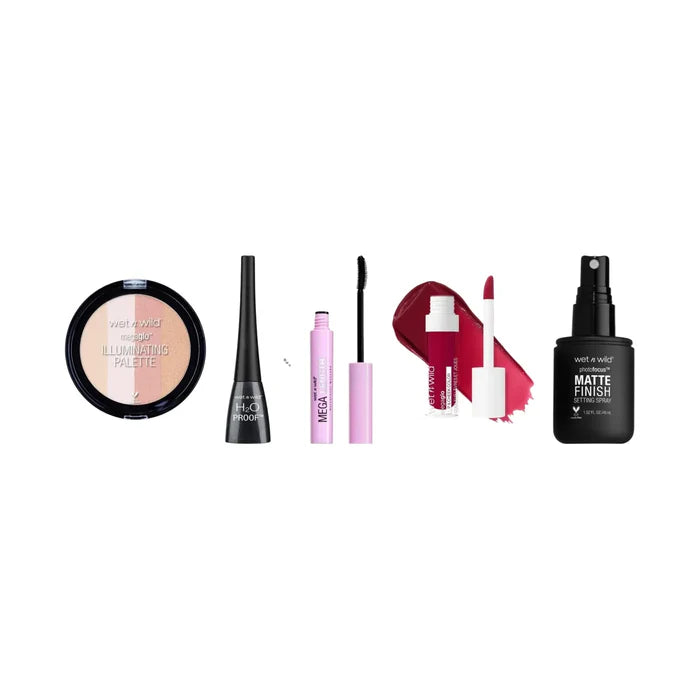 GLAM ESSENTIALS, KIT DE MAQUILLAJE - WET N WILD