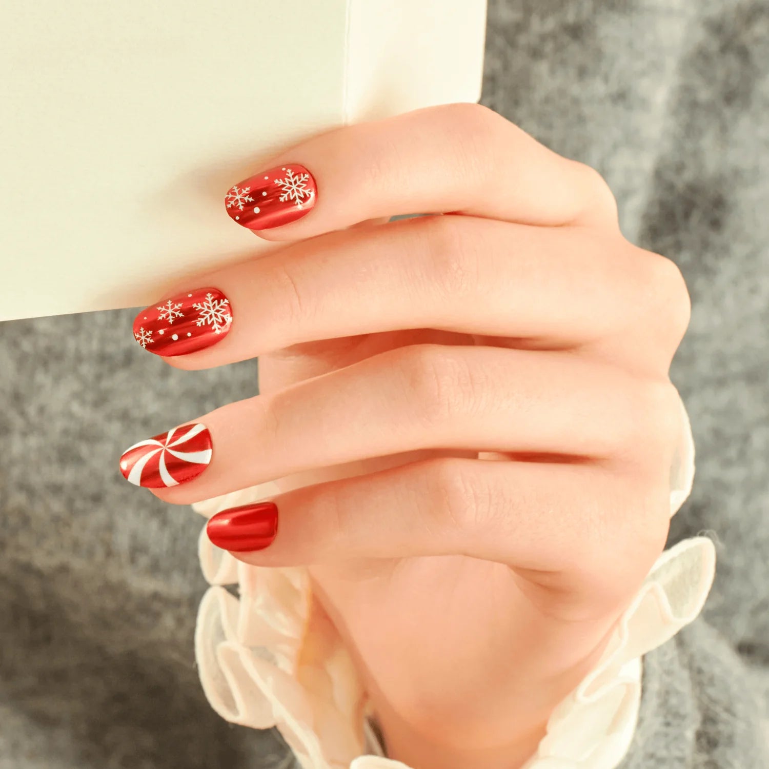 UÑAS POSTIZAS IMPRESS NAILS MERRY N BRIGHT - KISS