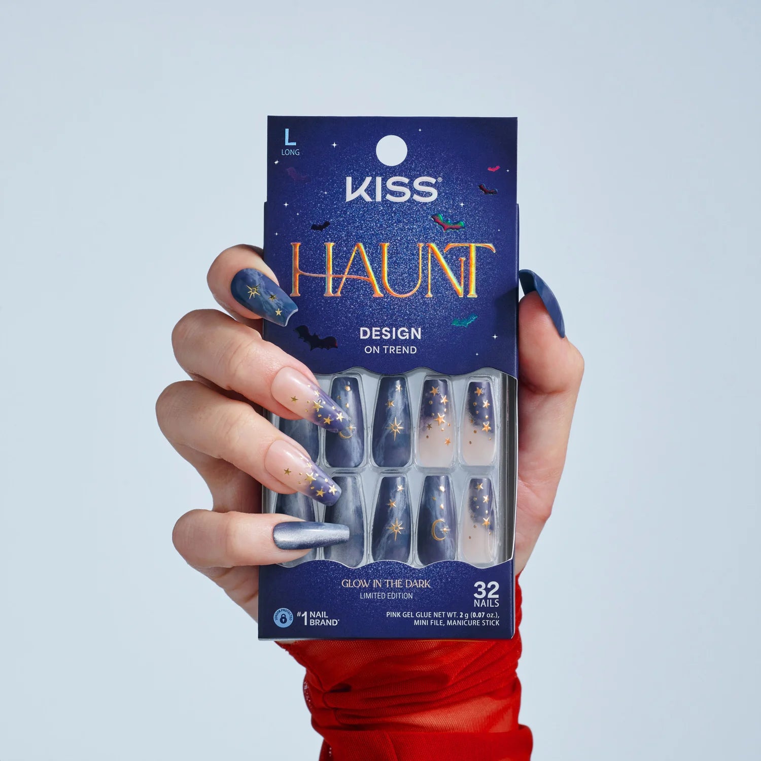 UÑAS POSTIZAS SPOOKY TIPS - KISS
