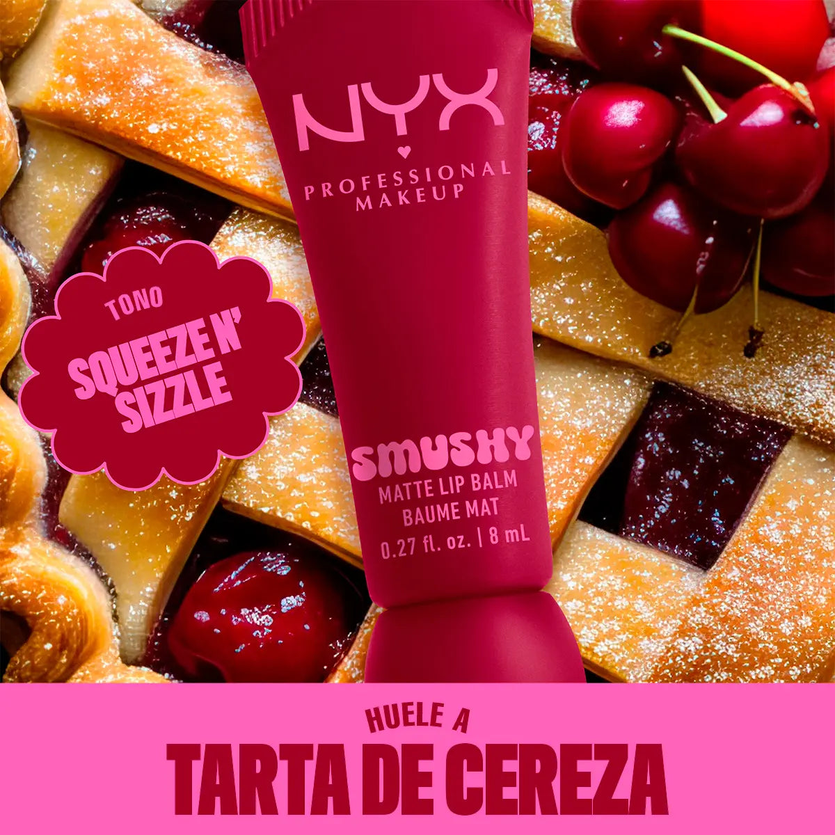 BÁLSAMO LABIAL MATE SMUSHY - NYX PROFESSIONAL MAKEUP