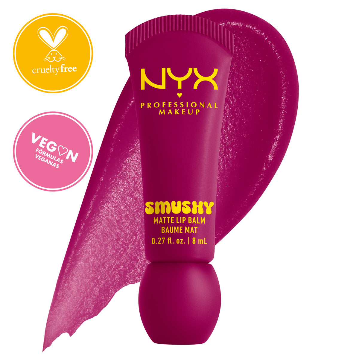 BÁLSAMO LABIAL MATE SMUSHY - NYX PROFESSIONAL MAKEUP