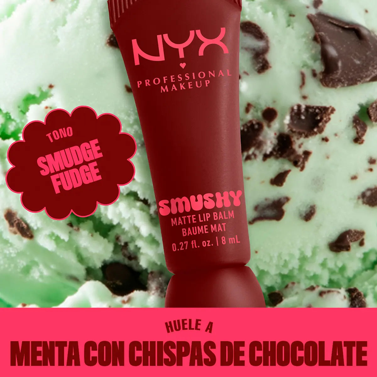 BÁLSAMO LABIAL MATE SMUSHY - NYX PROFESSIONAL MAKEUP