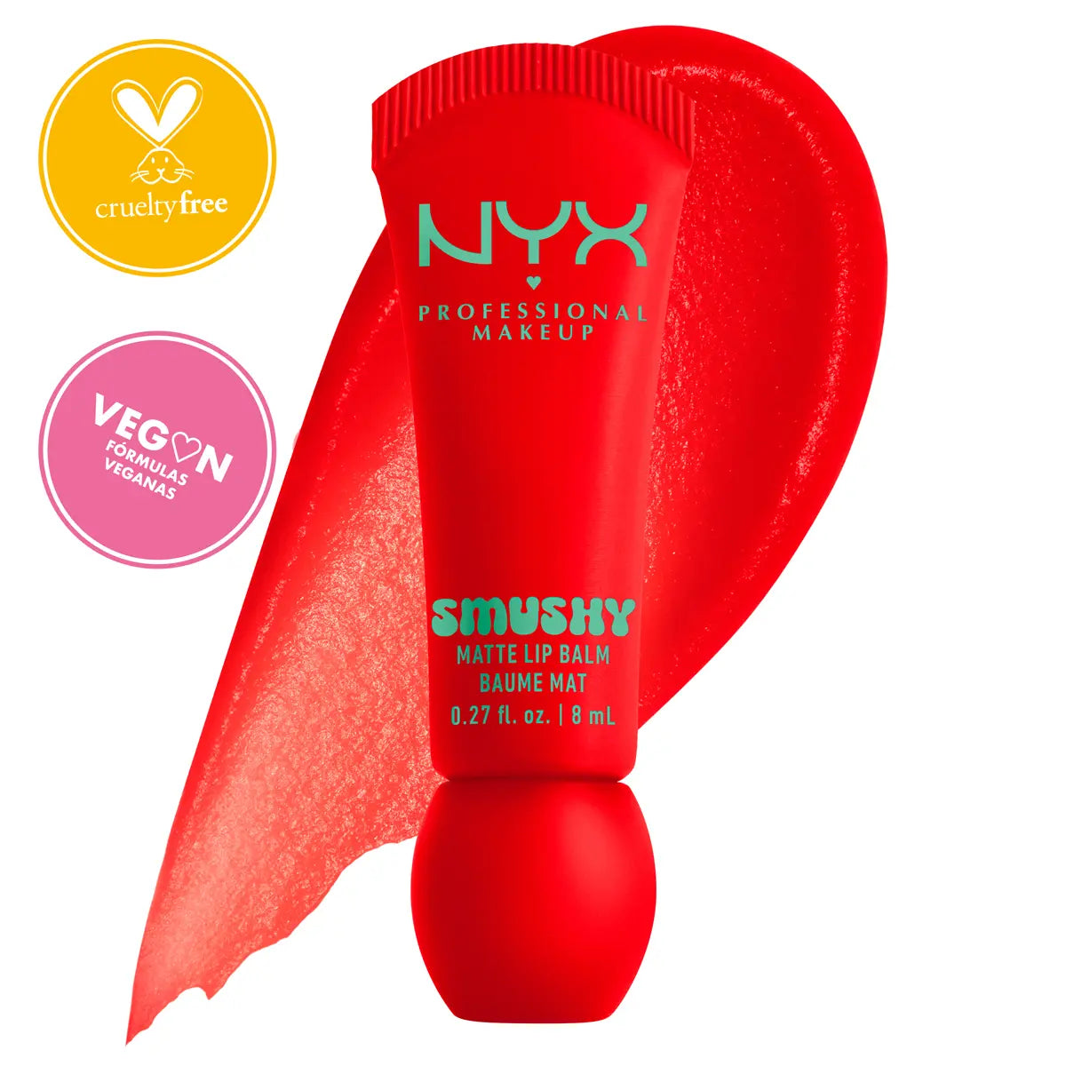 BÁLSAMO LABIAL MATE SMUSHY - NYX PROFESSIONAL MAKEUP