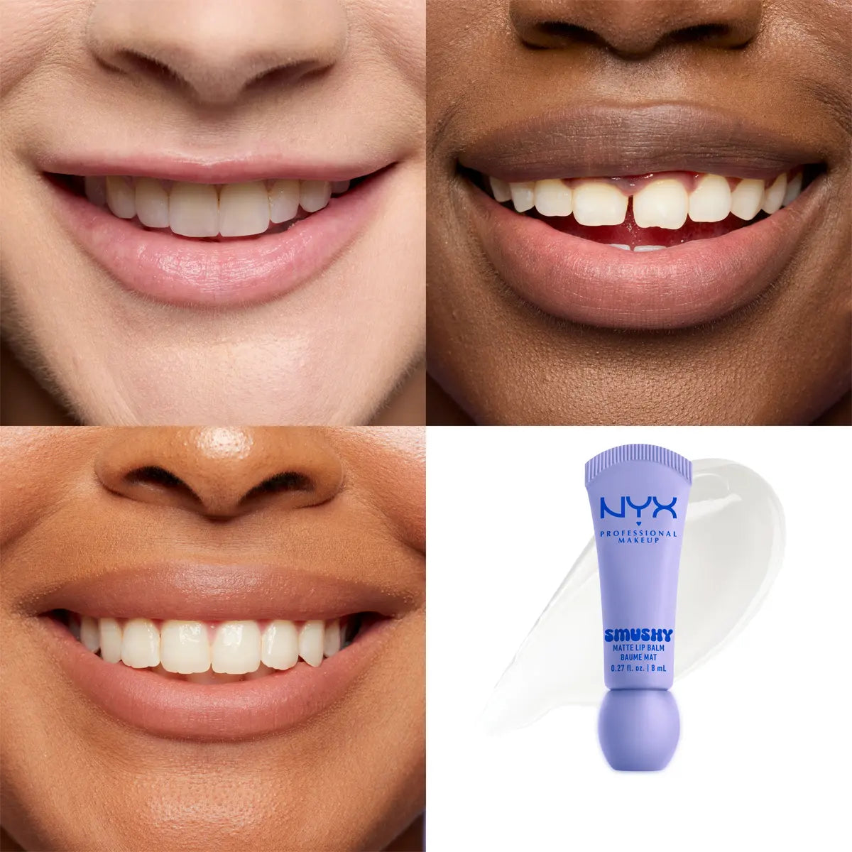 BÁLSAMO LABIAL MATE SMUSHY - NYX PROFESSIONAL MAKEUP