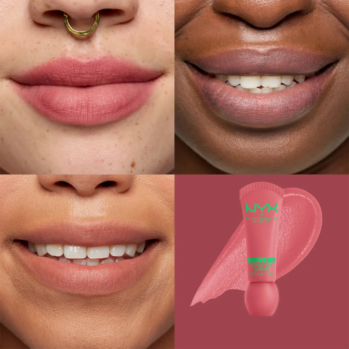 BÁLSAMO LABIAL MATE SMUSHY - NYX PROFESSIONAL MAKEUP