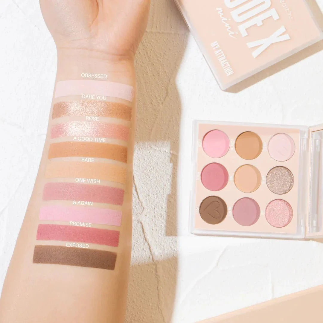PALETA DE SOMBRAS MINI NUDE X MY ATRACTION - BEAUTY CREATIONS
