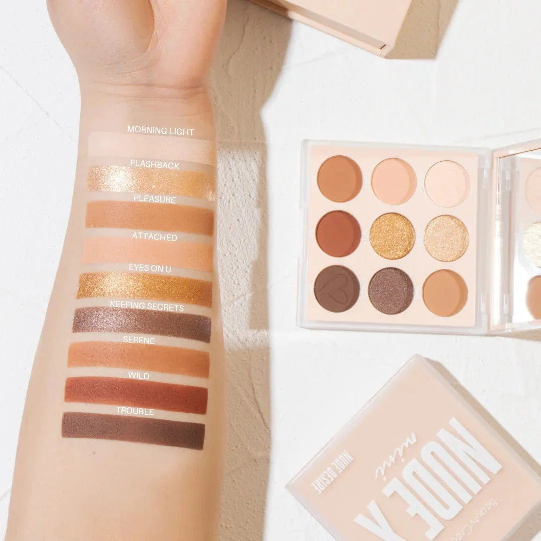 PALETA DE SOMBRAS MINI NUDE X NUDE DESIRE - BEAUTY CREATIONS