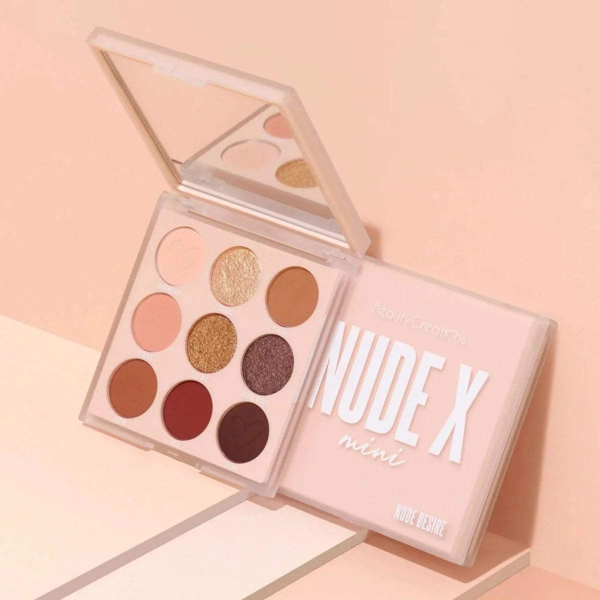 PALETA DE SOMBRAS MINI NUDE X NUDE DESIRE - BEAUTY CREATIONS