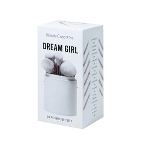 SET DE BROCHAS 24 PIEZAS DREAM GIRL "WHITE" – BEAUTY CREATIONS