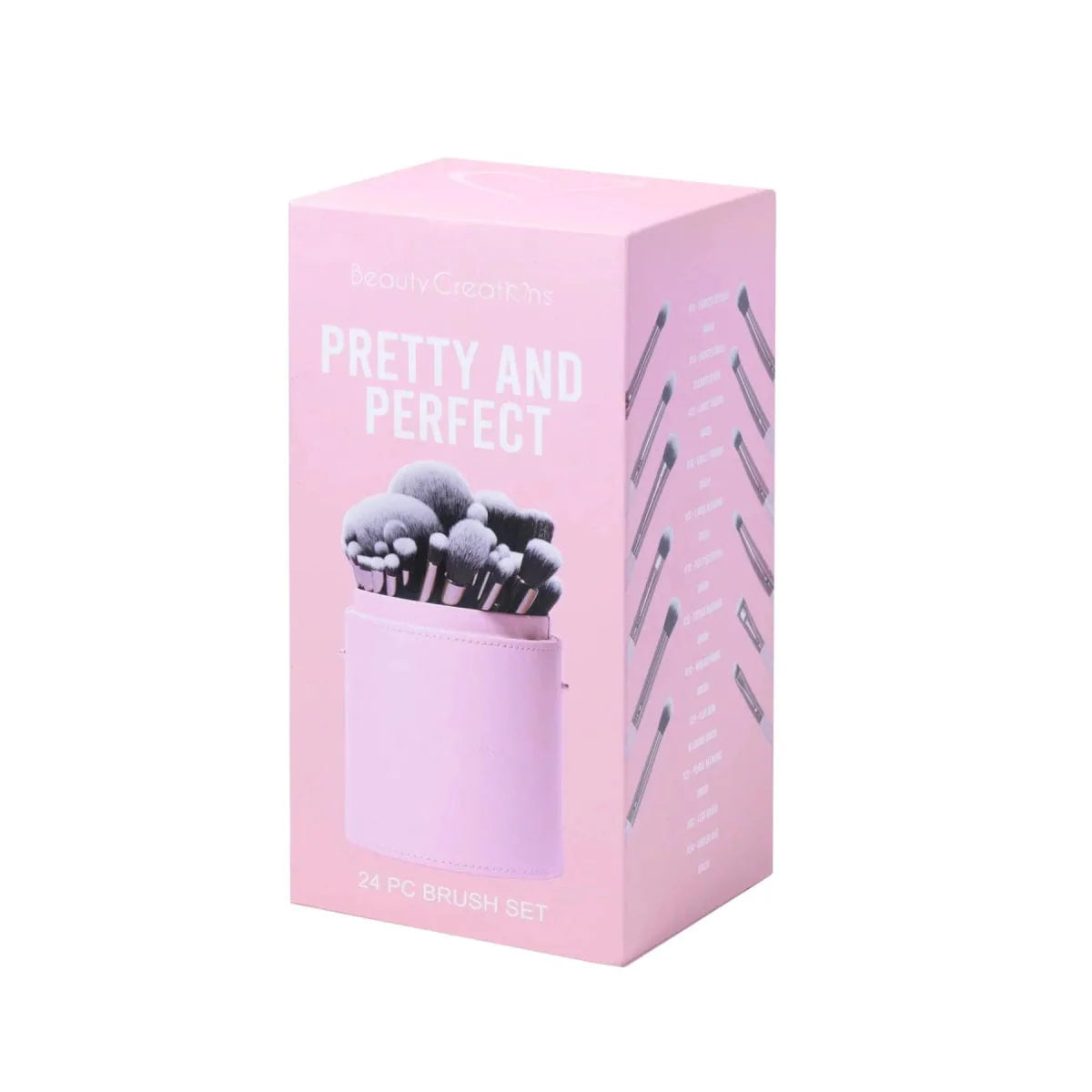 SET DE BROCHAS DE VIAJE 24 PIEZAS PRETTY AND PERFECT – BEAUTY CREATIONS
