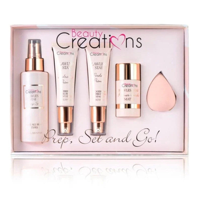 SET PREP, SET & GLO FLAWLESS STAY - BEAUTY CREATIONS