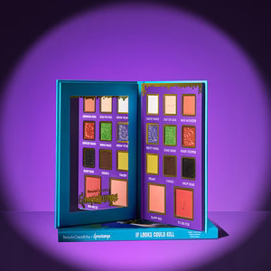 PALETA DE SOMBRAS Y RUBORES IF LOOKS COULD KILL - BEAUTY CREATIONS X GOOSEBUMPS