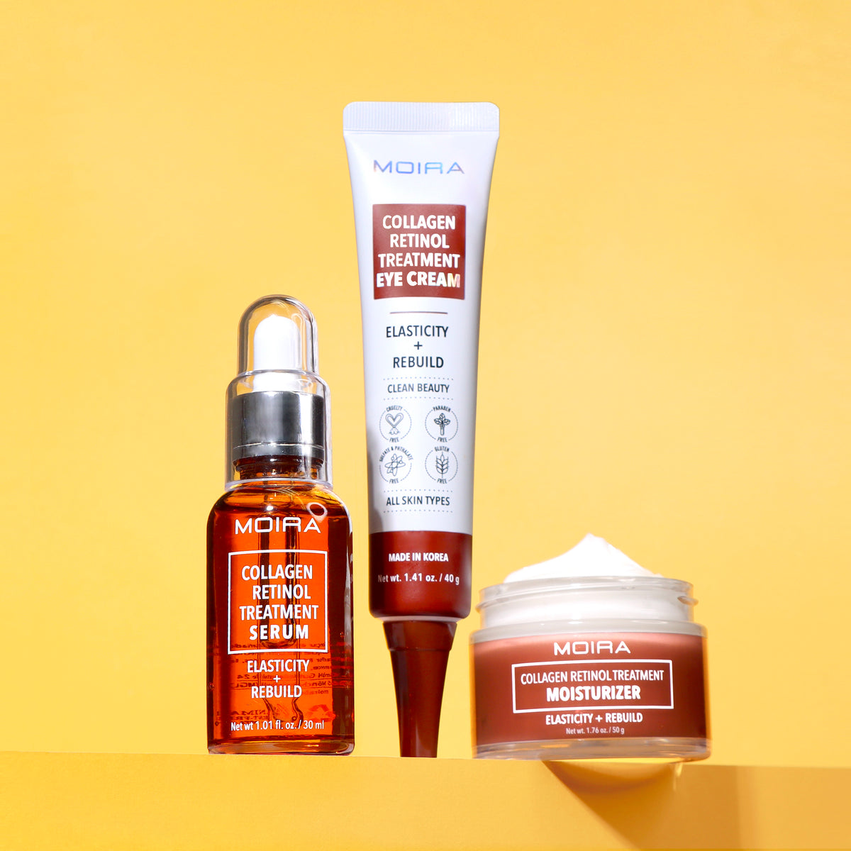 KIT SKINCARE ANTIEDAD RETINOL Y COLÁGENO - MOIRA