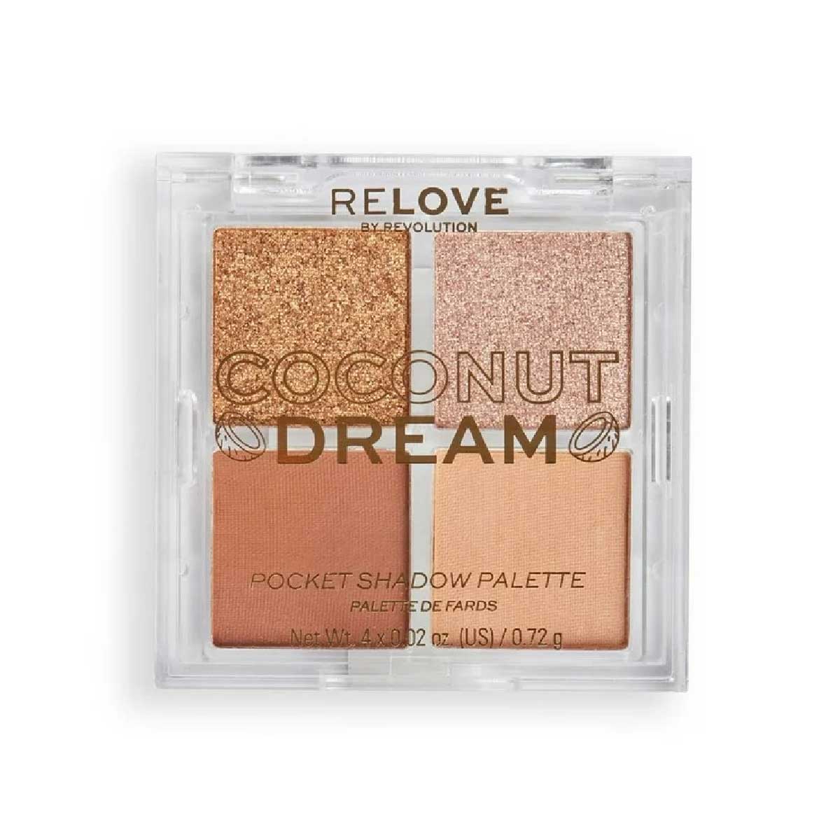 PALETA DE SOMBRAS POCKET PALETTE COCONUT DREAM - RELOVE