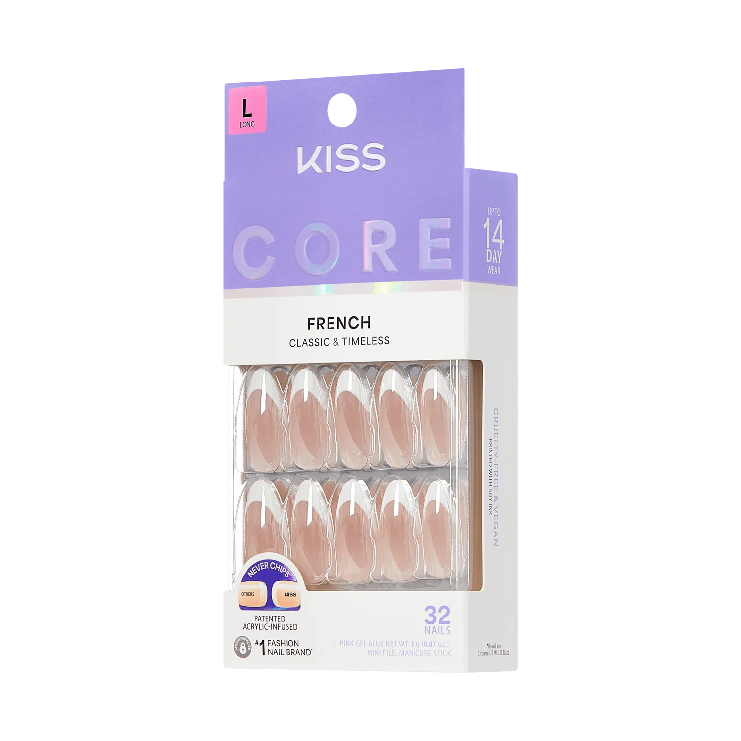 UÑAS POSTIZAS FASCINATING CORE - KISS