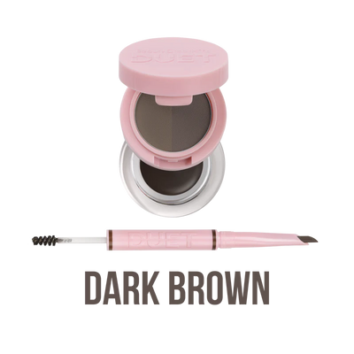 DUET SET DE CEJAS DARK BROWN - BEAUTY CREATIONS