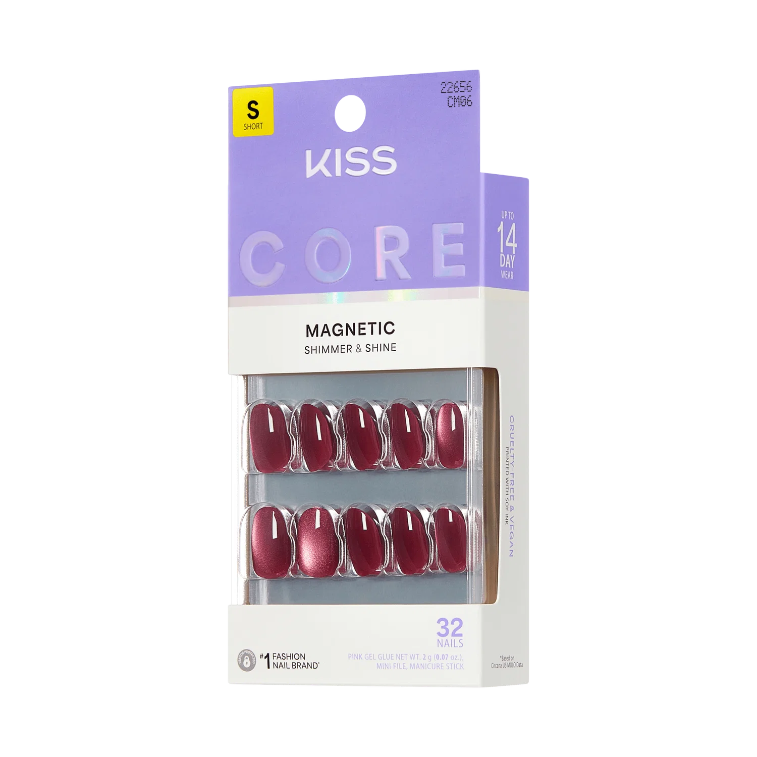 UÑAS POSTIZAS CORE FLAMING - KISS
