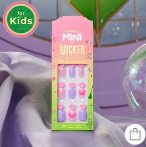 UÑAS POSTIZAS PARA NIÑAS WICKED X IMPRESS NAILS GOOD NEWS - KISS