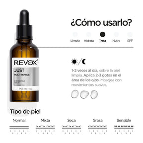 SERUM CONTORNO DE OJOS MULTI PEPTIDOS JUST - REVOX B77
